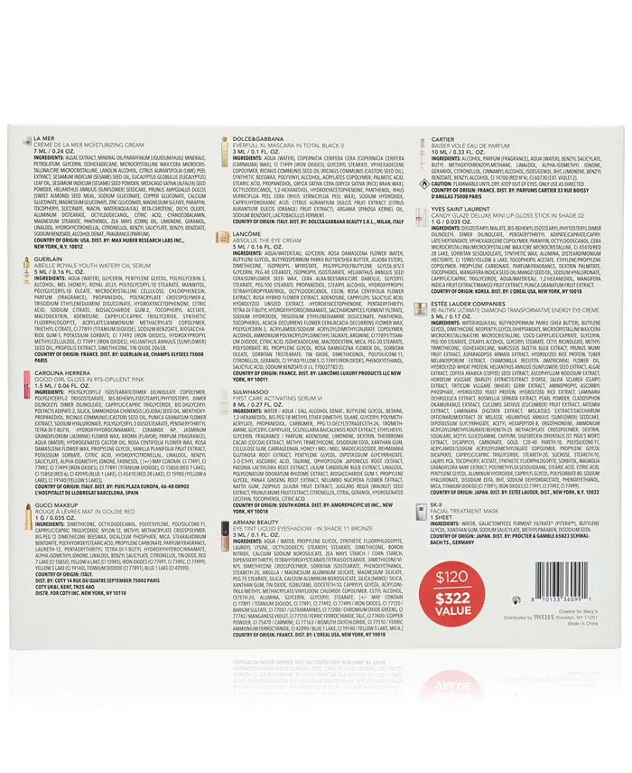 12 dienų prabangus grožio advento kalendoriaus