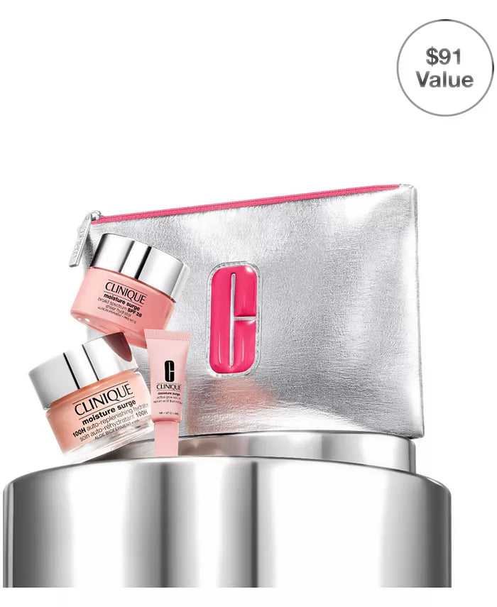 „Moisture Surge“ Švytėjimas nuo ryto iki vakaro  odos priežiūros dovanų rinkinys