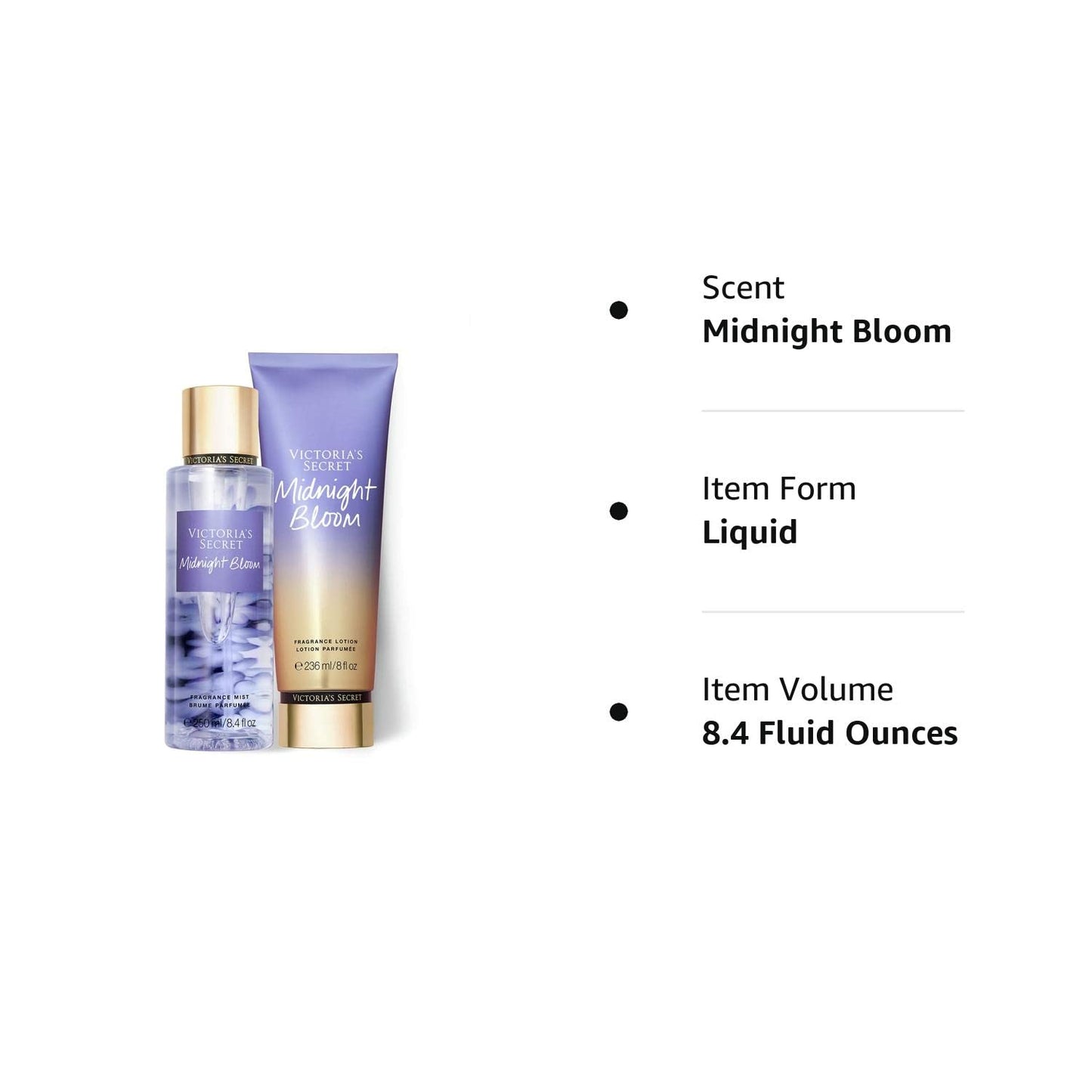 Victoria's Secret Midnight Bloom Mist & Lotion Set