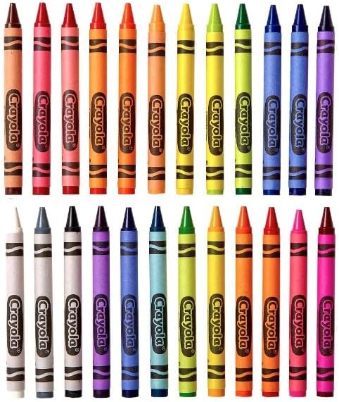 Crayola 24 vnt. kreidelių dėžutė, 2 pak.