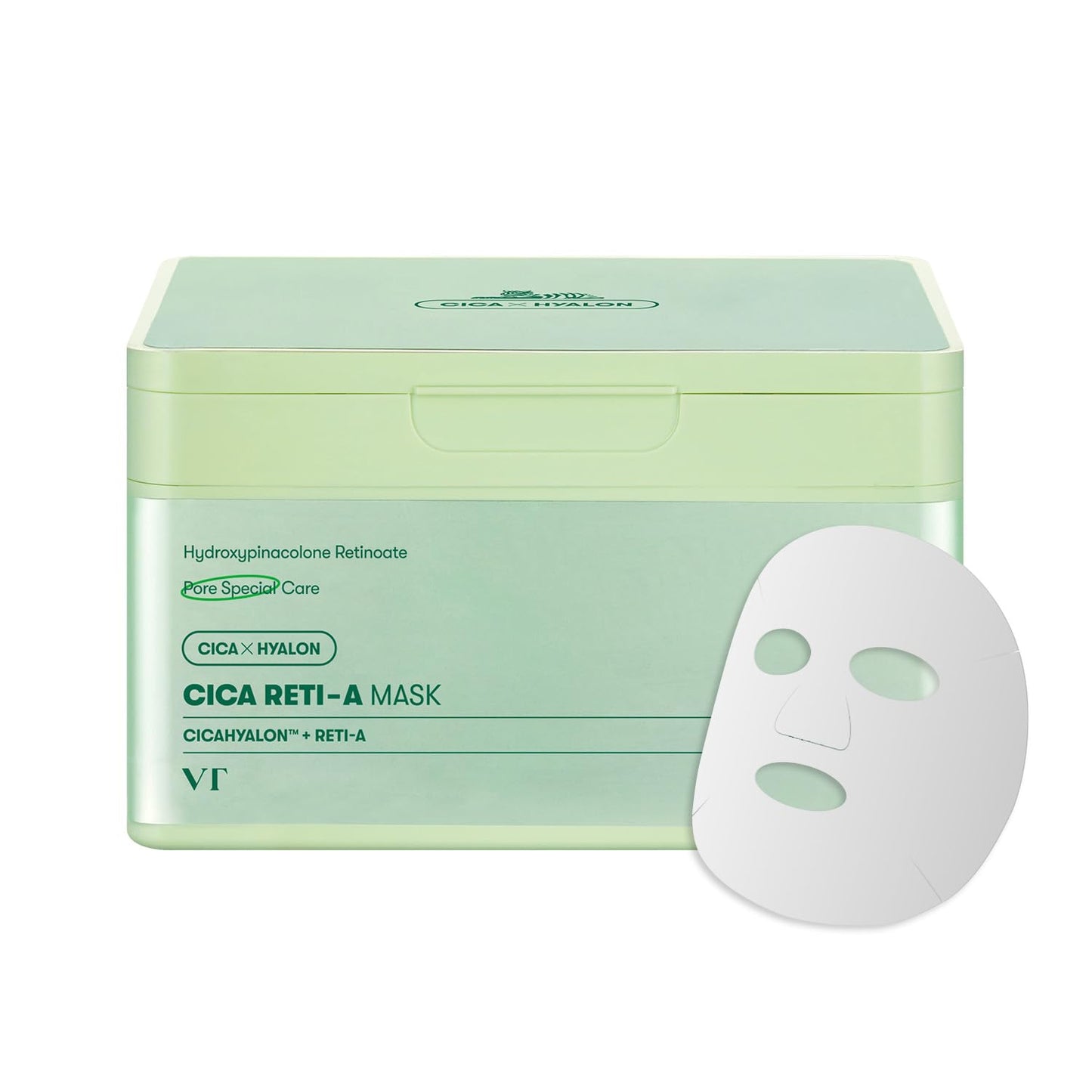 VT COSMETICS CICA veido kaukės, 30 vnt.