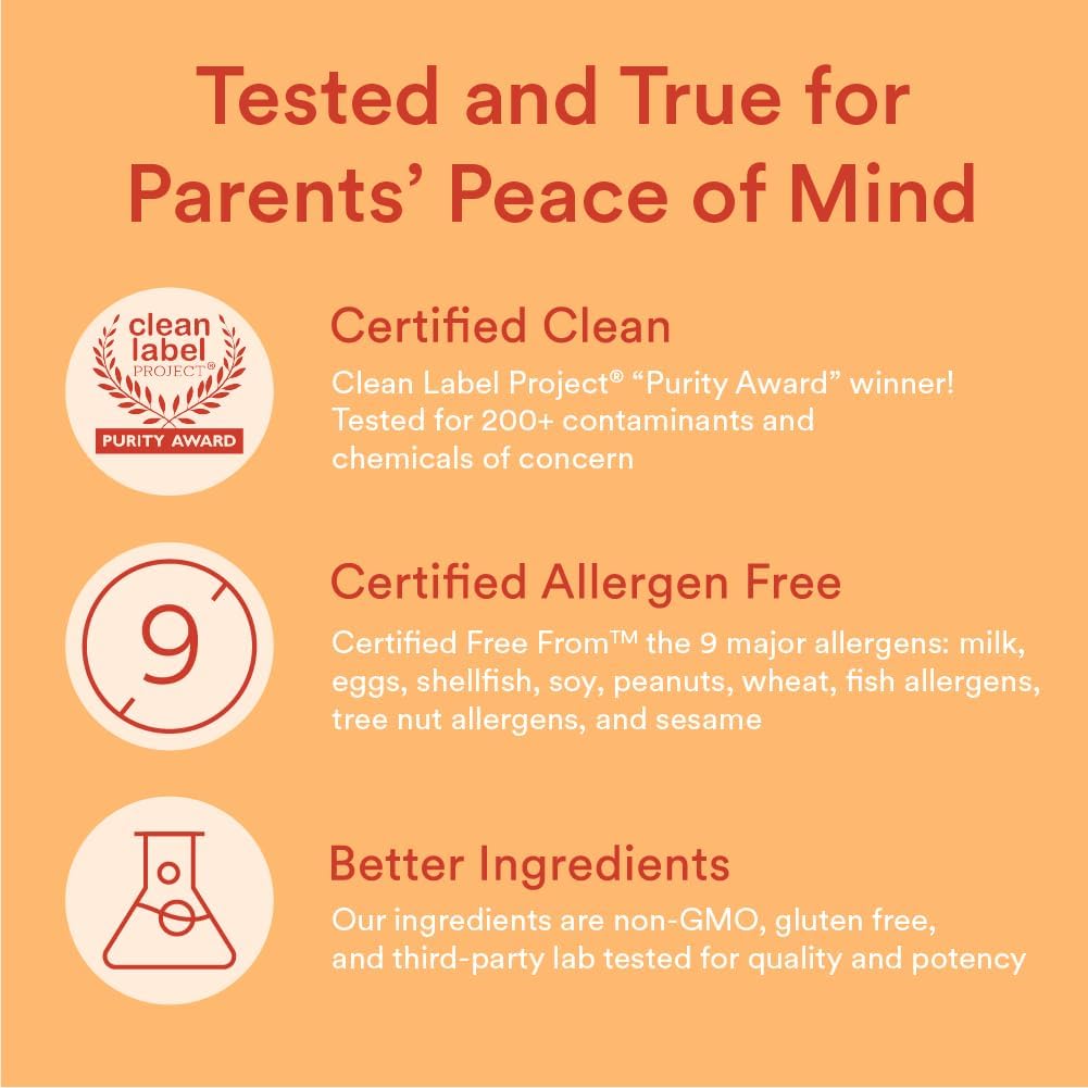 Smartypants Kids Multivitamin Gummies: Omega 3 Fish Oil (EPA/DHA), Vitamin D3, C, Vitamin B12, B6, Vitamin A, K & Zinc