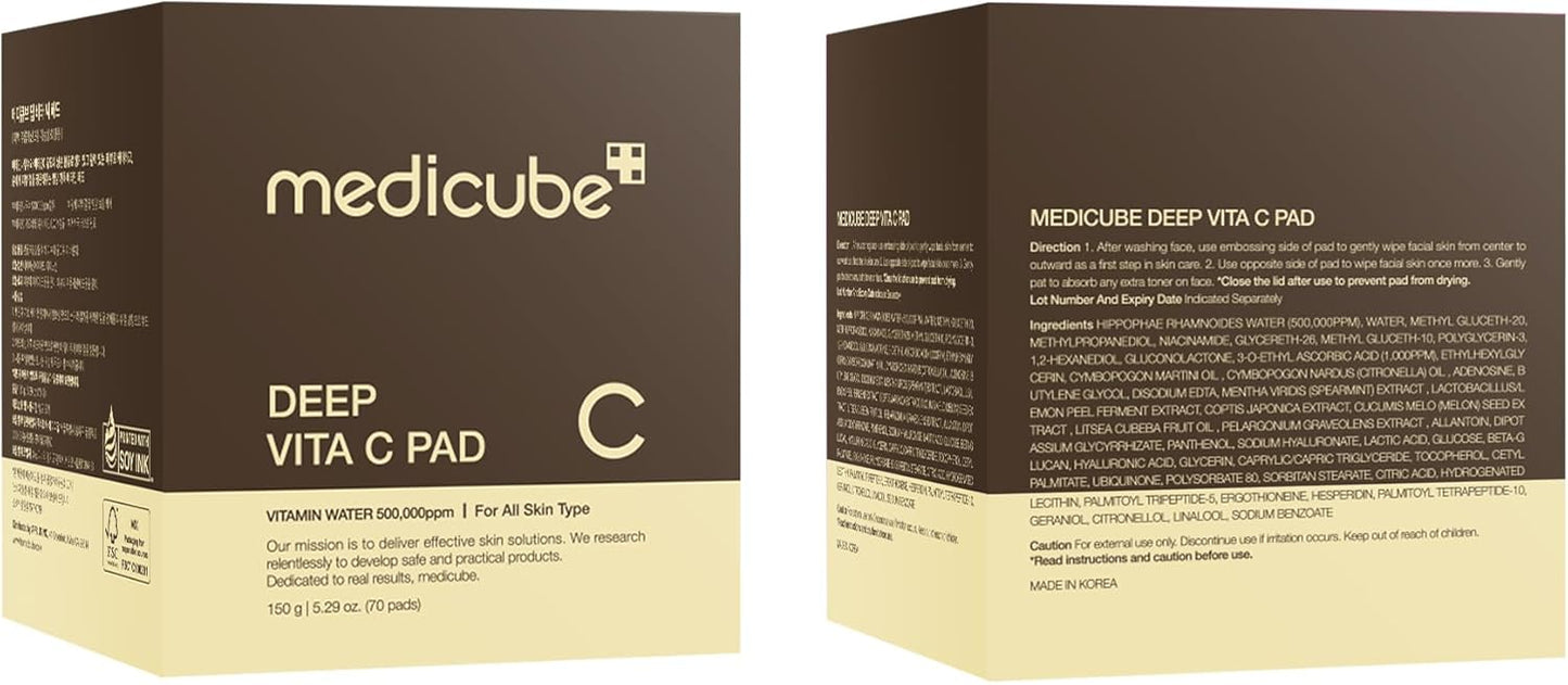 Medicube veido padeliai