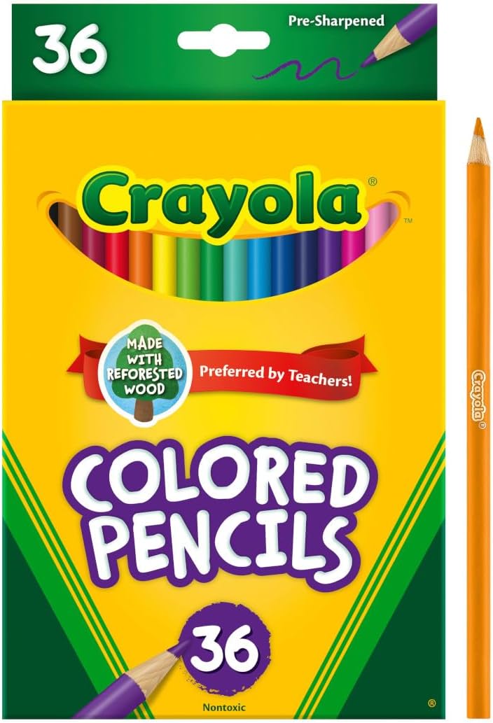 Crayola spalvoti pieštukai, 36 vnt.