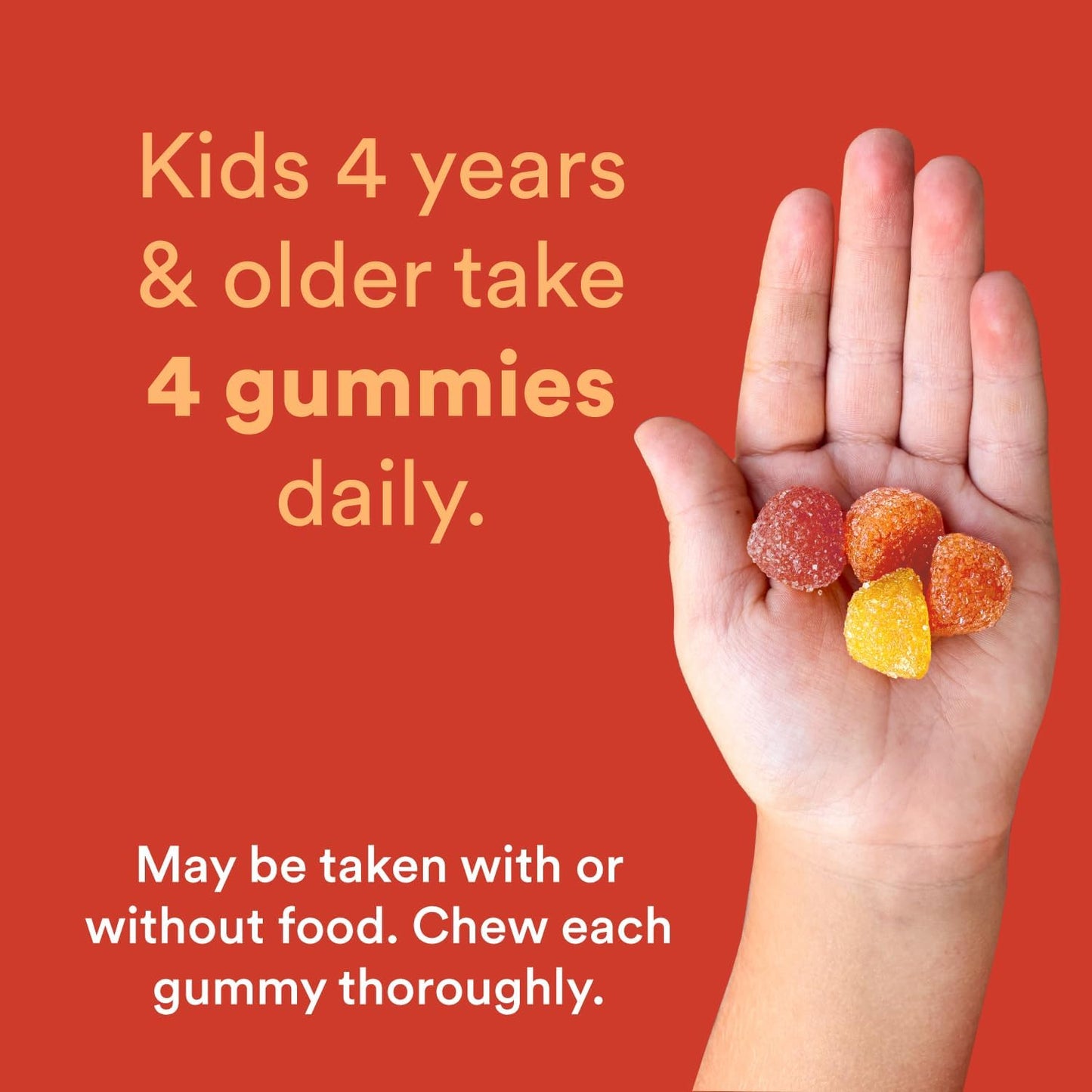 Smartypants Kids Multivitamin Gummies: Omega 3 Fish Oil (EPA/DHA), Vitamin D3, C, Vitamin B12, B6, Vitamin A, K & Zinc