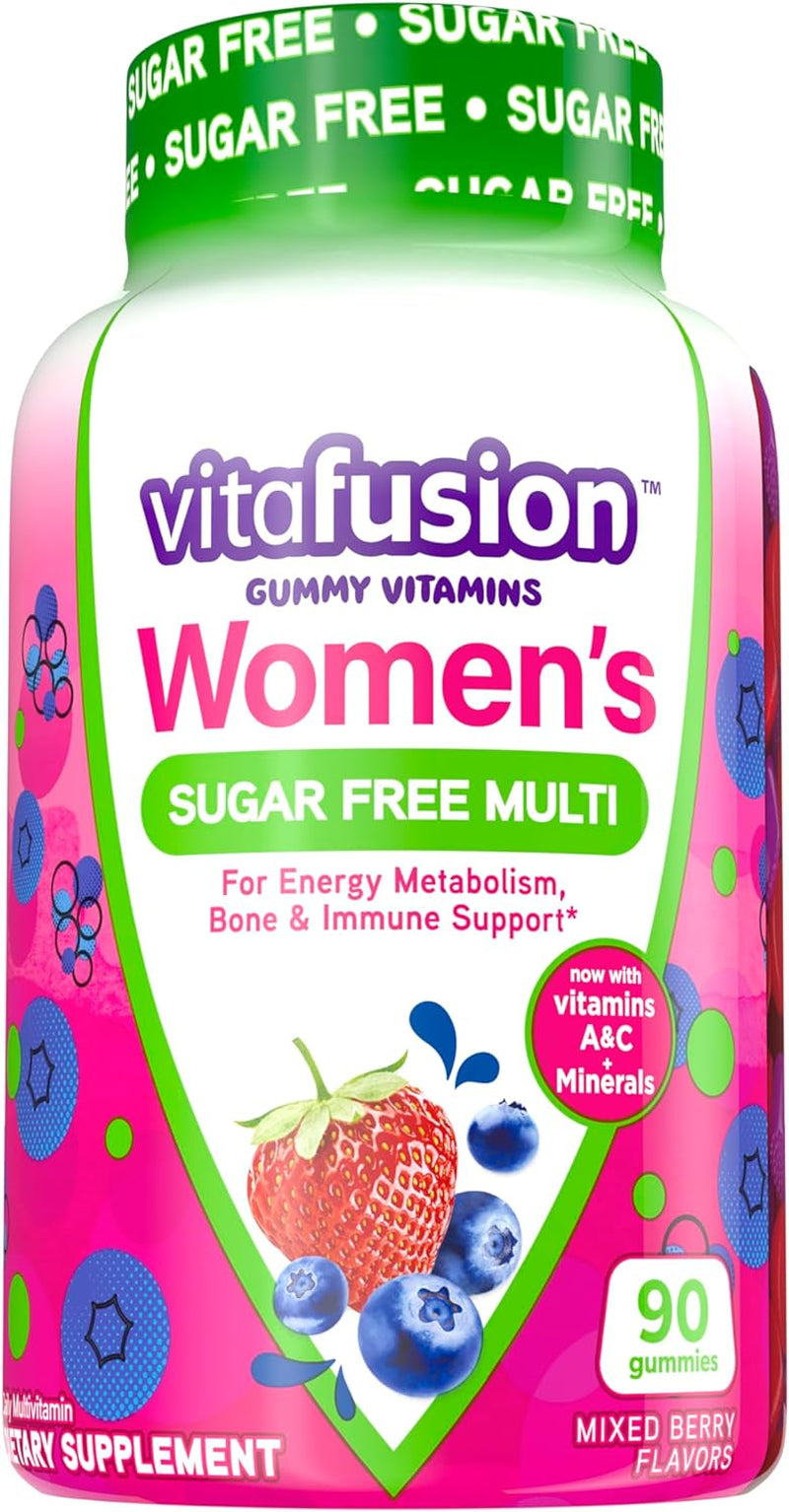 Vitafusion multivitaminai guminukai moterims, be cukraus