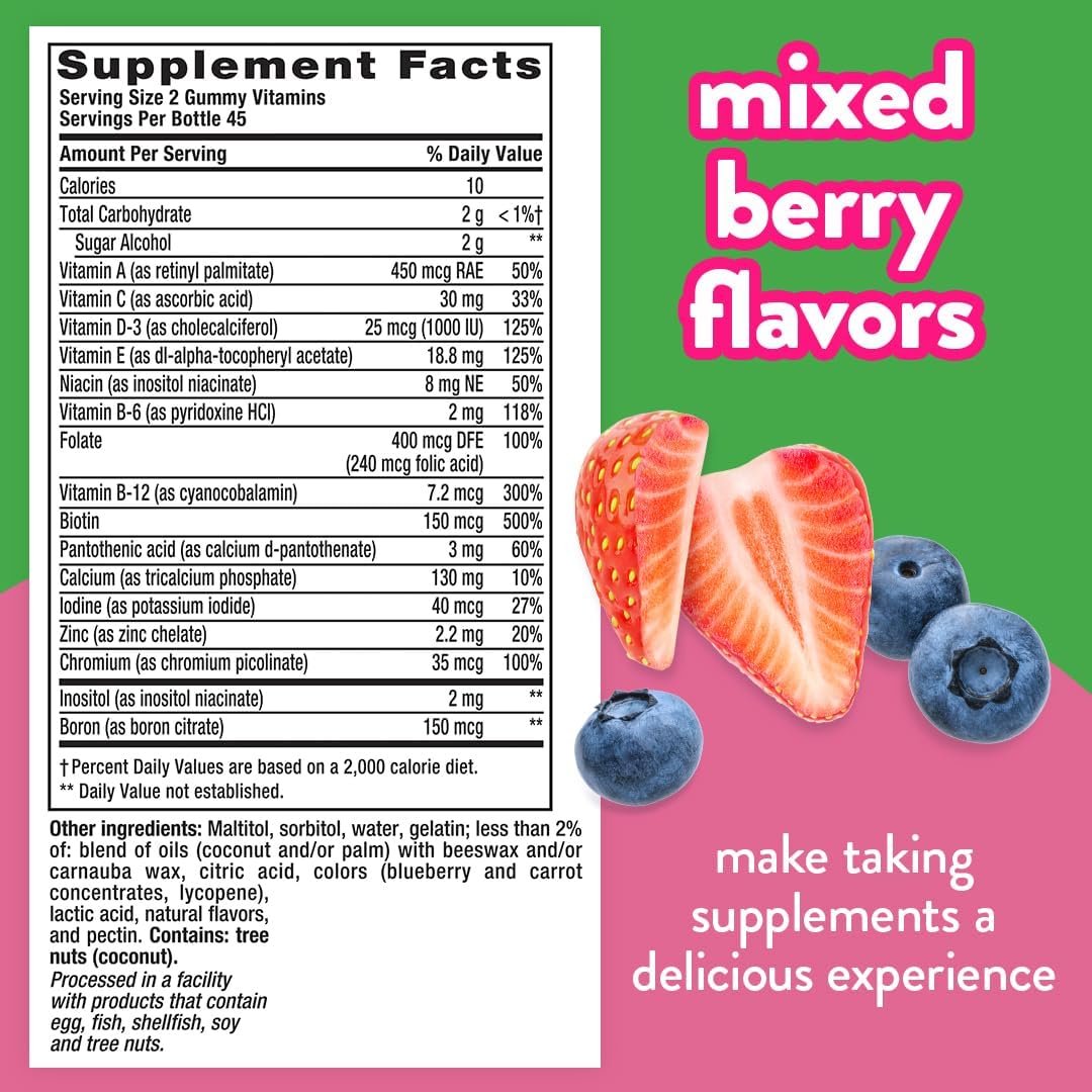 Vitafusion Women’s Sugar Free Daily Multivitamin Supplement