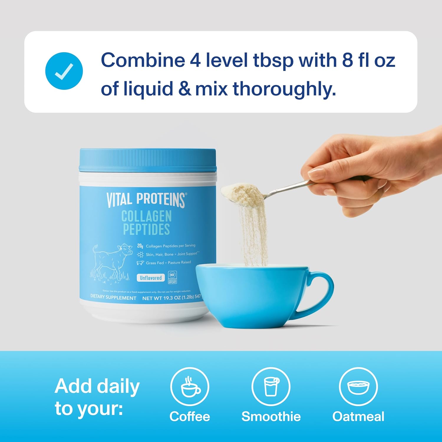 Vital Proteins Kolageno peptidų milteliai