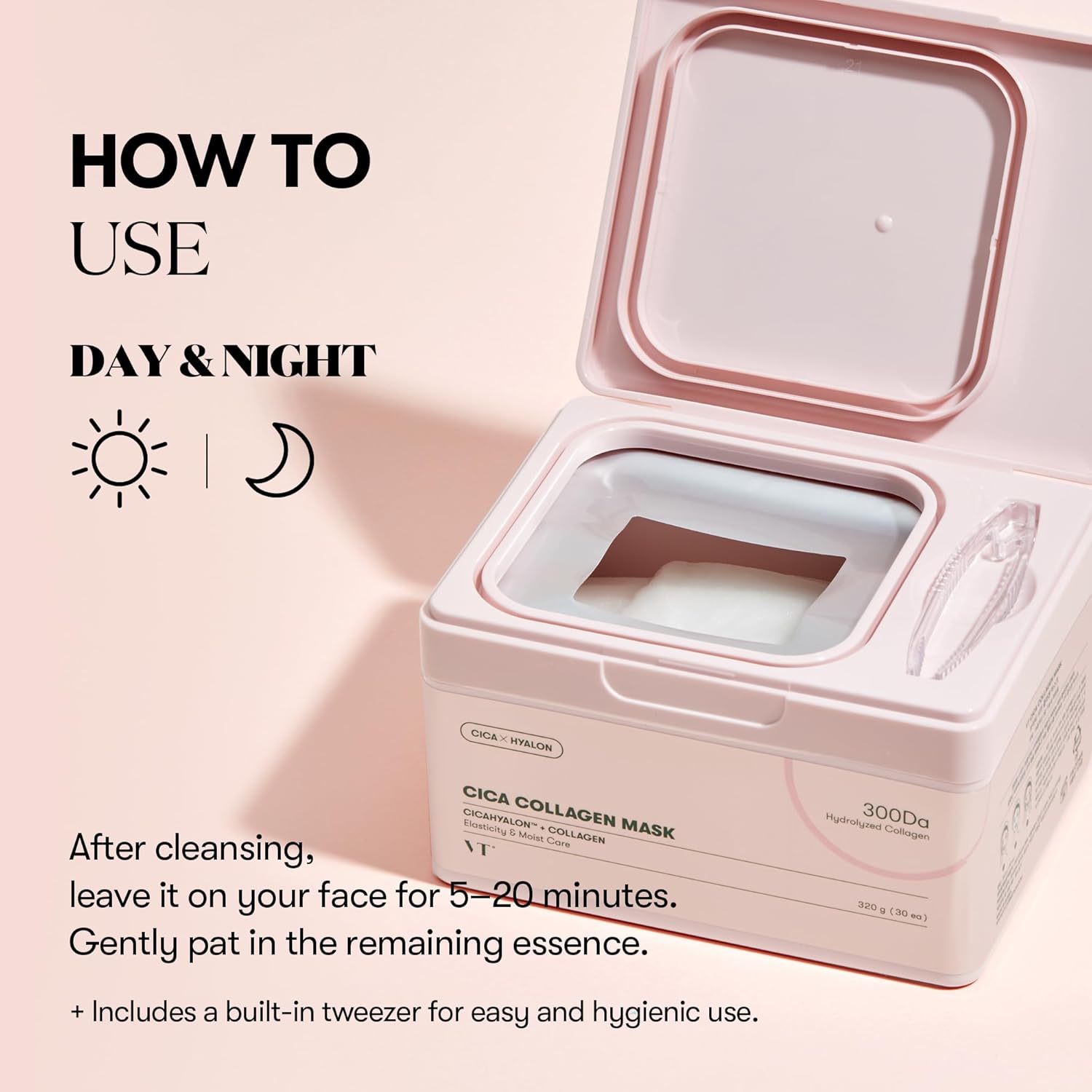 VT COSMETICS CICA veido kaukės, 30 vnt.