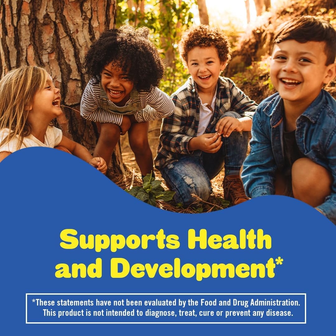 L’Il Critters Gummy Vites Daily Gummy Multivitamin for Kids, Vitamin C, D3