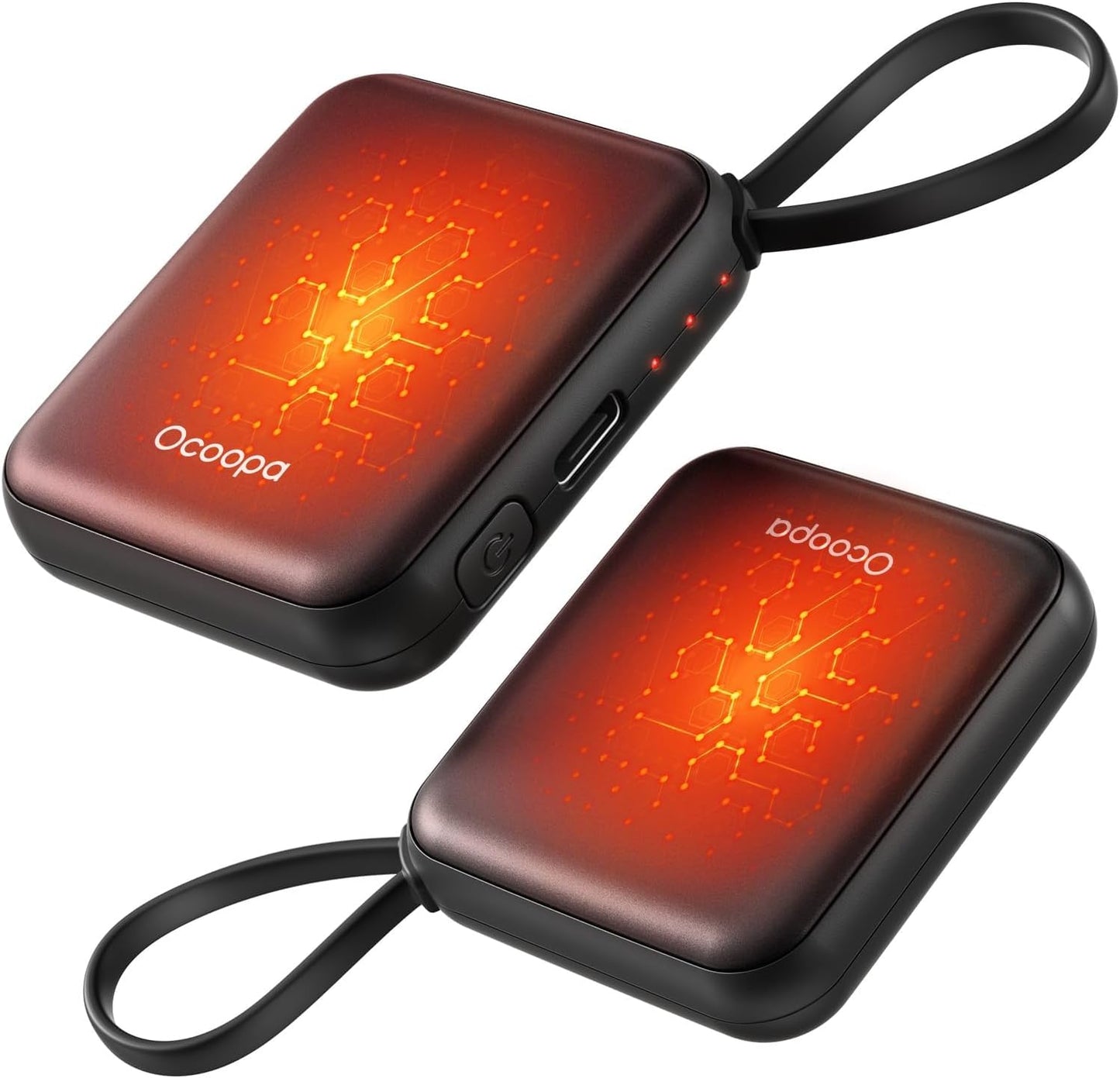 Ocoopa įkraunami rankų šildukai, 2 vnt.