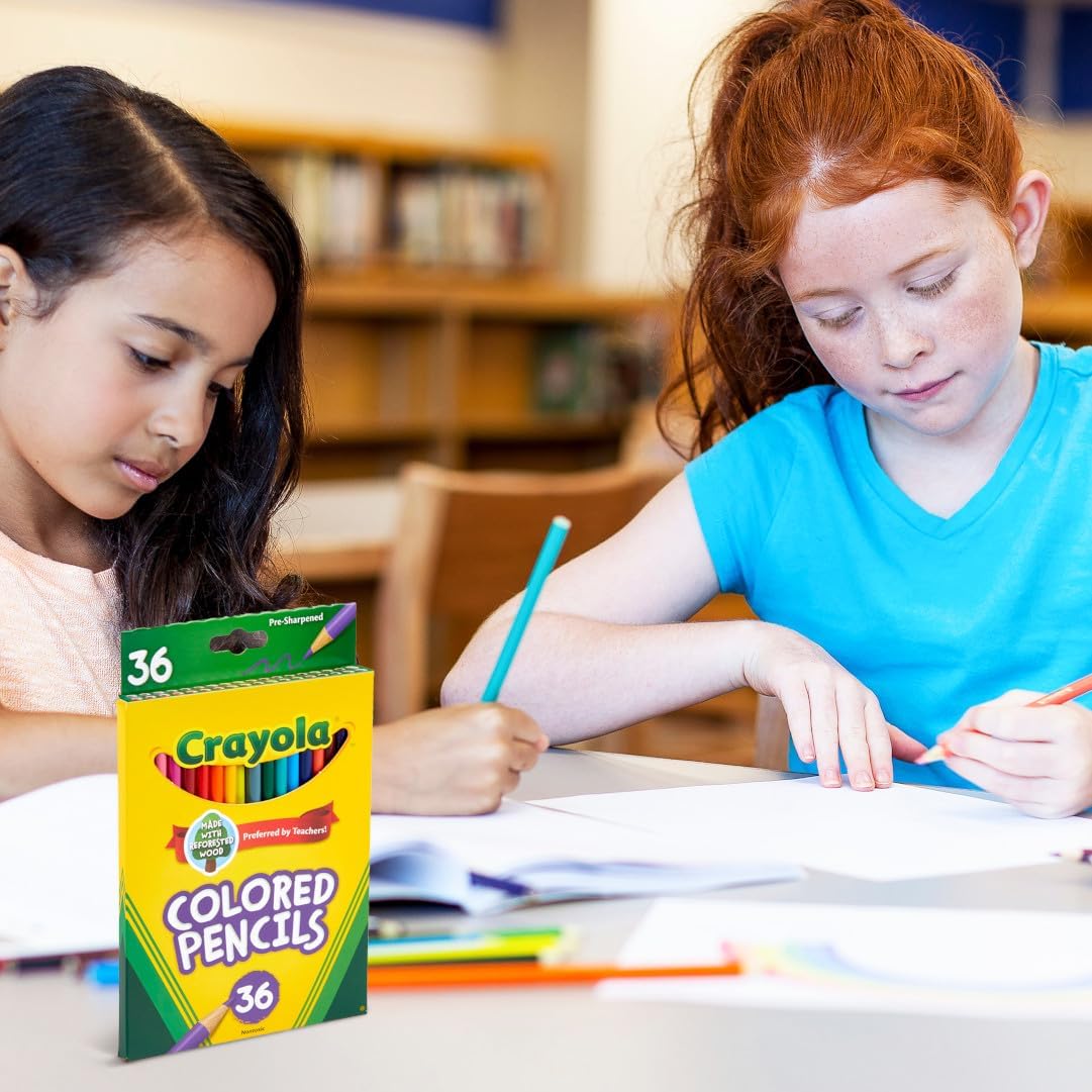 Crayola spalvoti pieštukai, 36 vnt.