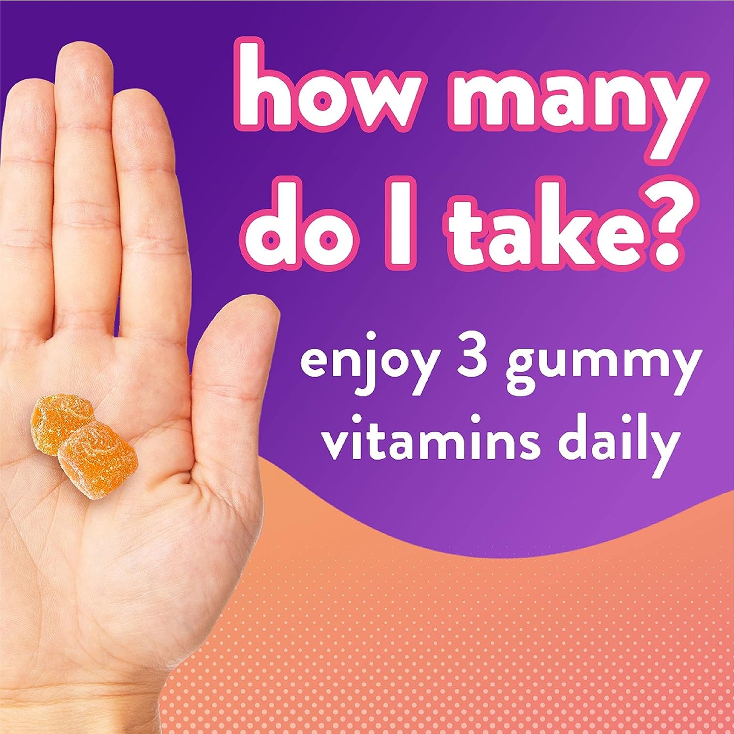 Vitafusion Power C Vitamin C Gummies for Immune Support, Orange Flavored