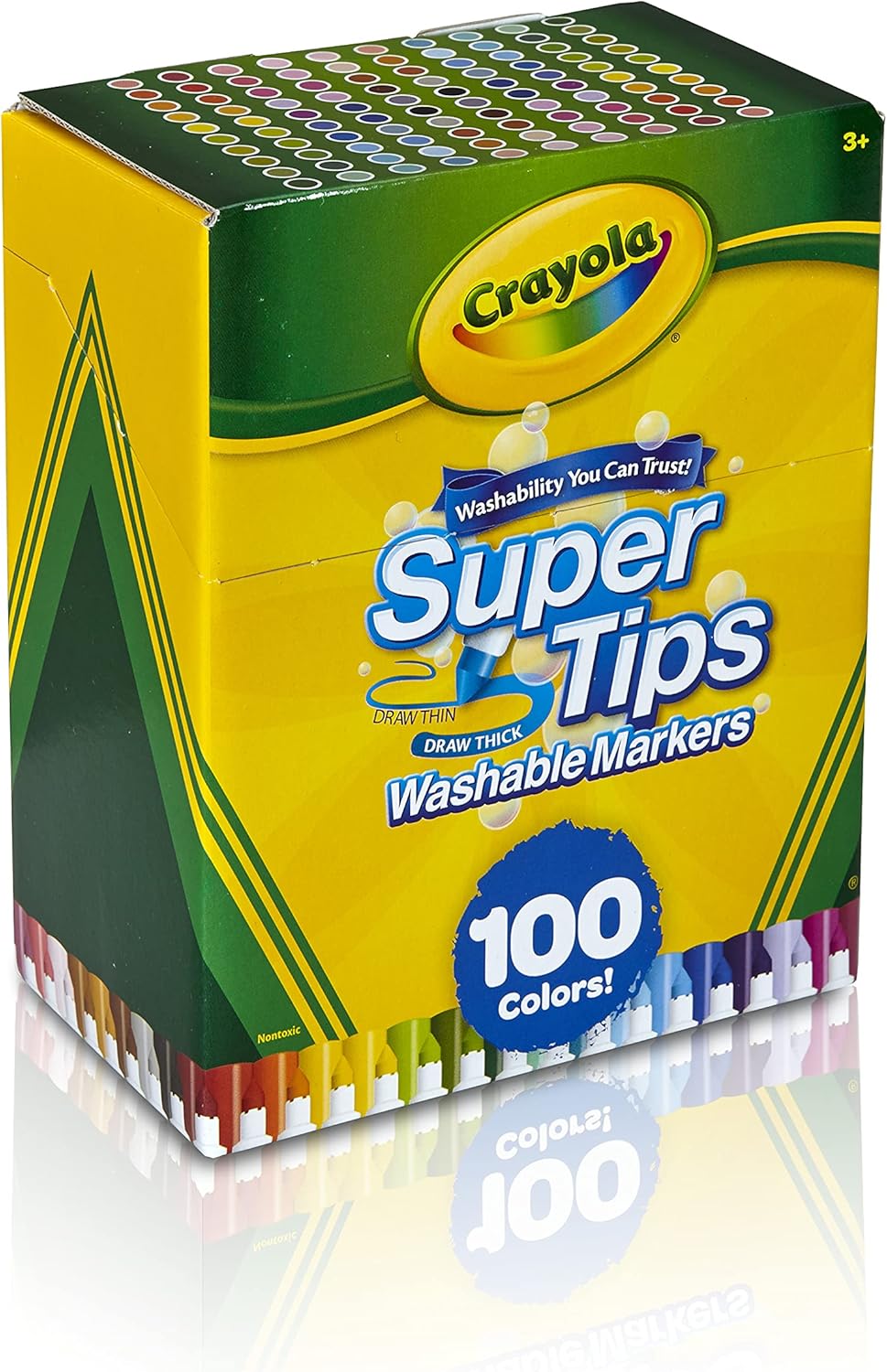 Crayola itin ploni žymekliai, 100 vnt.