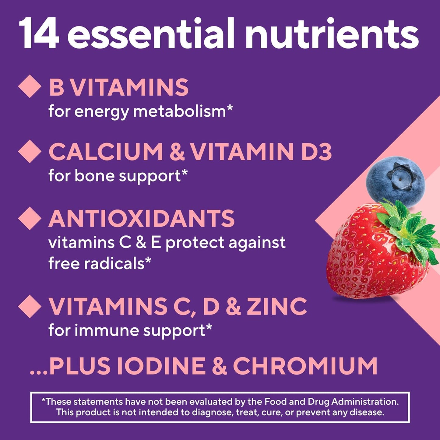 Vitafusion multivitaminai guminukai moterims