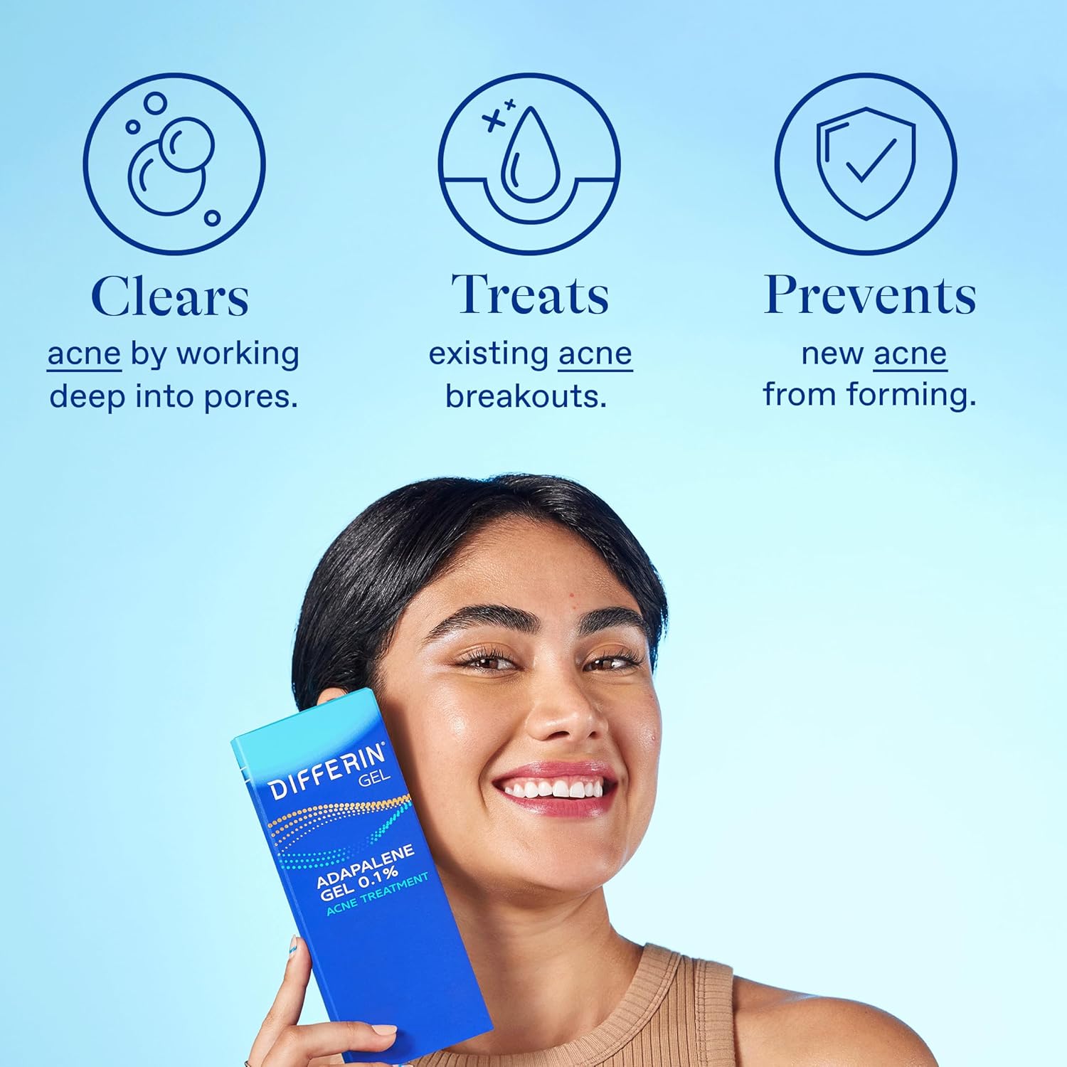 Differin spuogų gydymo gelis