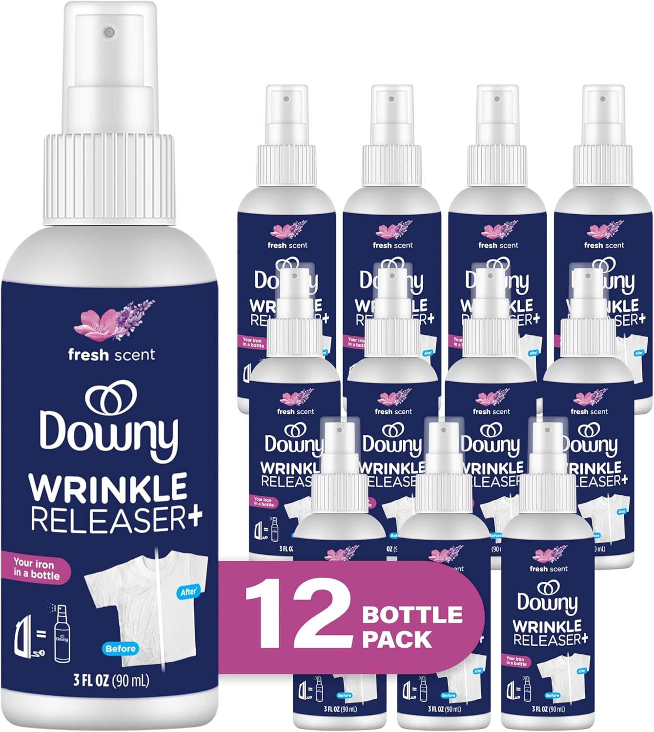 Downy Kelioninis raukšlių mažinimo purškiklis, 12 vnt.