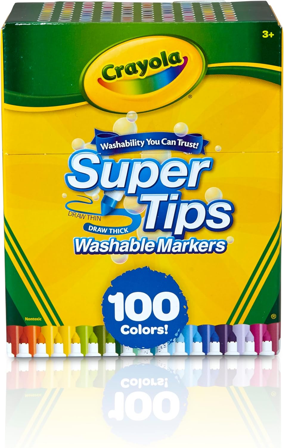 Crayola itin ploni žymekliai, 100 vnt.