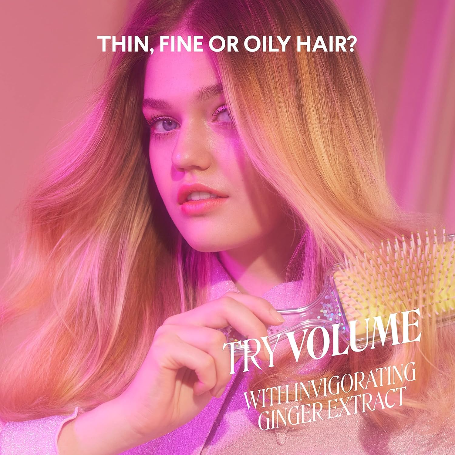 MONDAY HAIRCARE Volume Shampoo + Conditioner Set (2 Pack) for Thin, Fine, and Oily Hair, Made from Coconut Oil, Ginger Extract, & Vitamin E, 100% Recyclable Bottles