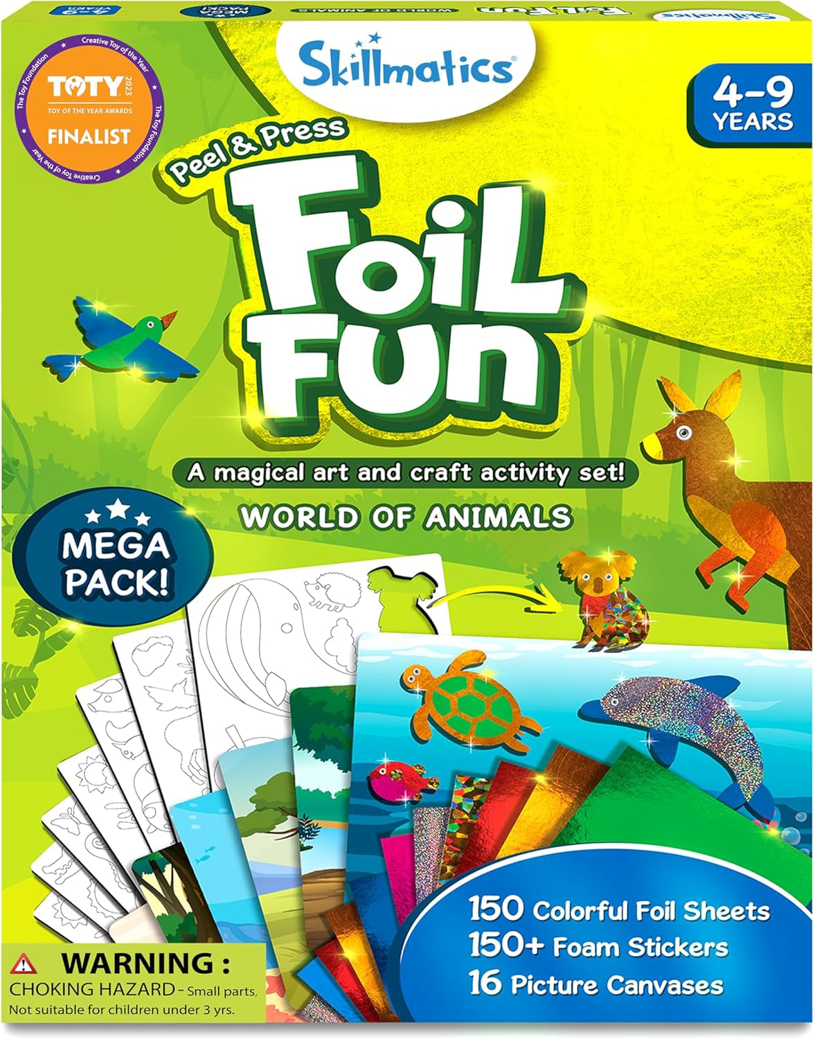 Skillmatics Foil Fun kūrybinis folijos meno rinkinys