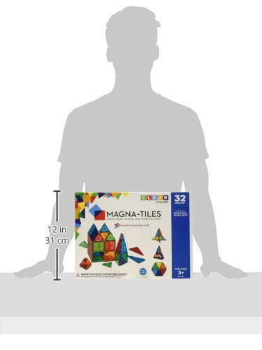 MAGNA-TILES Classic magnetinis konstruktorius, 32 dalių rinkinys