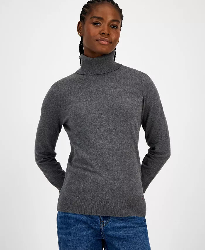 Tommy Hilfiger moteriškas megztinis aukštu kalu