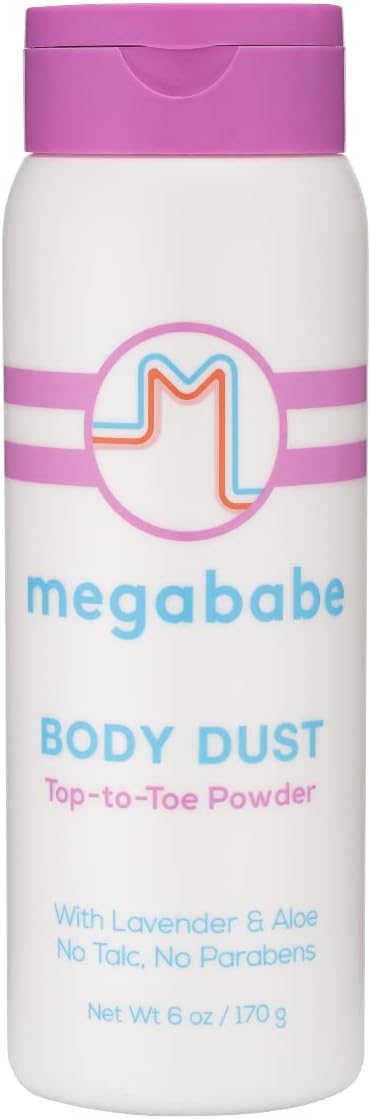 Megababe Body Dust prakaitą sugerianti kūno pudra