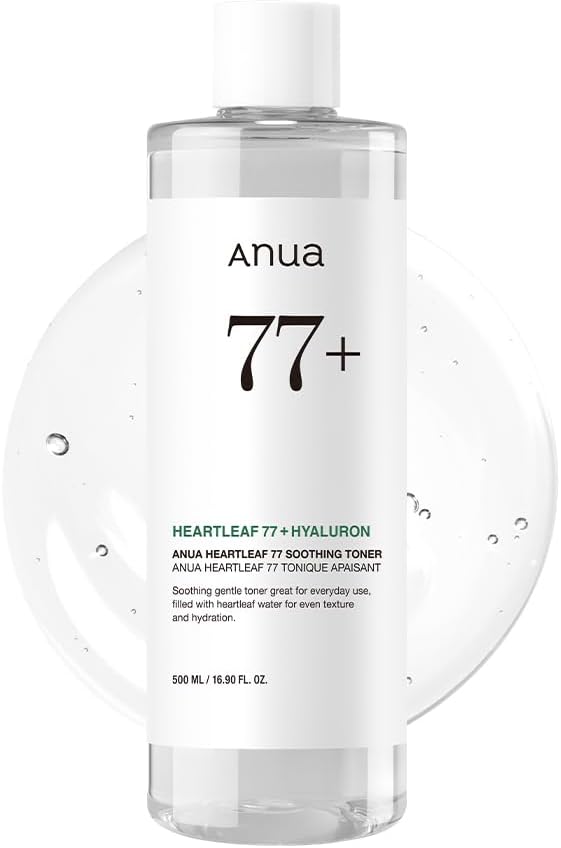 Anua Heartleaf 77 drėkinamasis ir raminamasis veido tonikas 