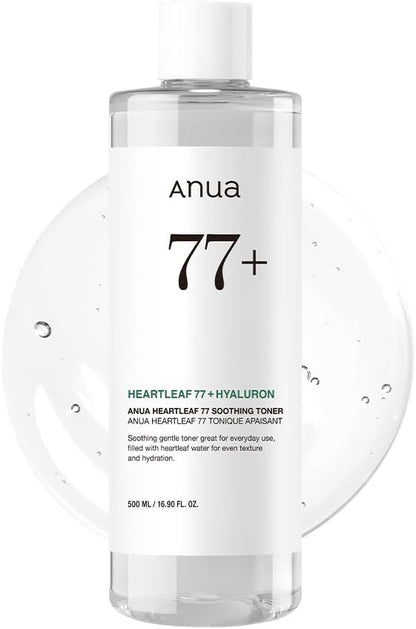 Anua Heartleaf 77 drėkinamasis ir raminamasis veido tonikas 