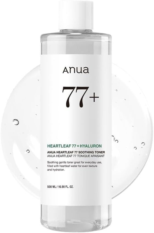 Anua Heartleaf 77 drėkinamasis ir raminamasis veido tonikas 