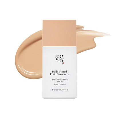 Beauty of Joseon kasdienis skystas veido kremas nuo saulės su spalva, plataus spektro SPF 40, 50 ml