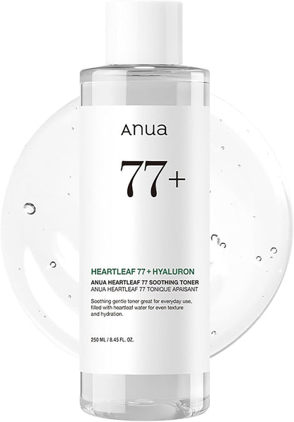 Anua Heartleaf 77 drėkinamasis ir raminamasis veido tonikas 