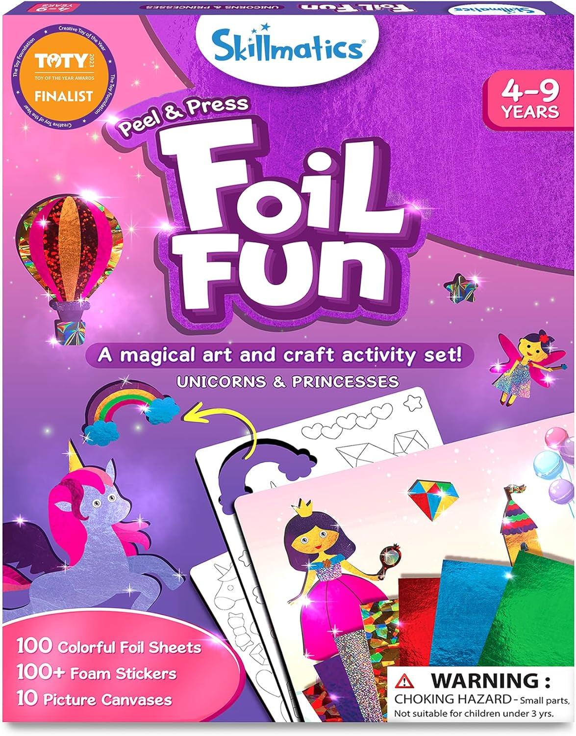 Skillmatics Foil Fun kūrybinis folijos meno rinkinys