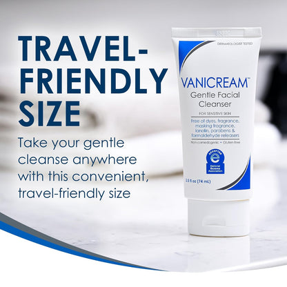 Vanicream švelnus veido prausiklis jautriai odai