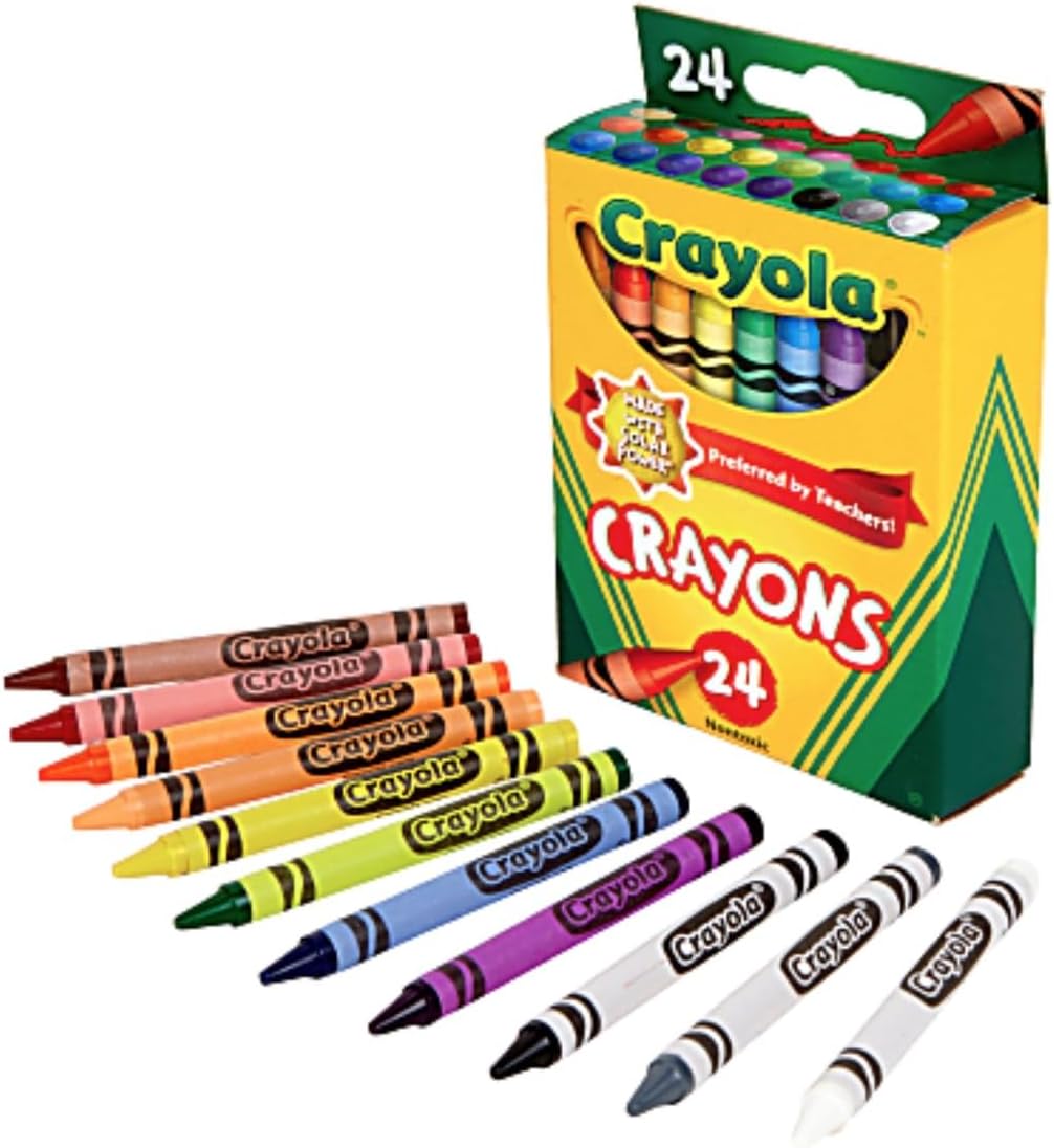 Crayola 24 vnt. kreidelių dėžutė, 2 pak.