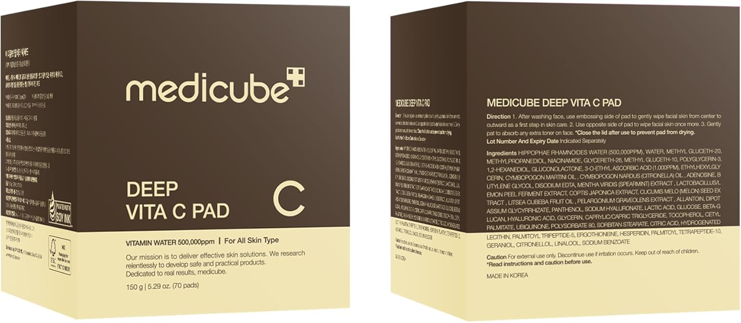 Medicube veido padeliai