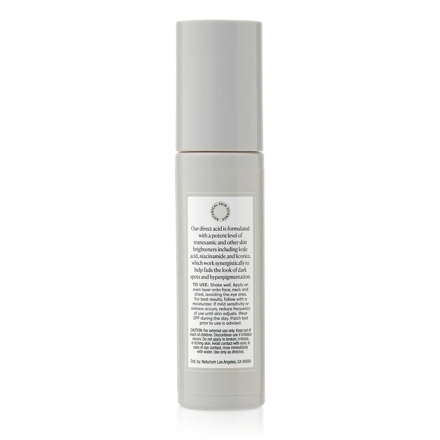 Naturium Tranexamic Topical Acid 5% serumas su kojine rūgštimi, niacinamidu ir saldymedžio šaknimi 