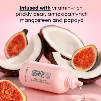 Coco & Eve Miracle Hair Elixir nenuplaunama plaukų priežiūros priemonė, 188 ml