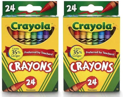 Crayola 24 vnt. kreidelių dėžutė, 2 pak.