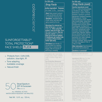 Colorescience Total Protection Veido Apsauga su Spalva, SPF 50
