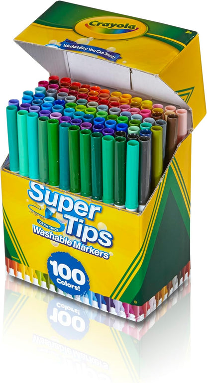Crayola itin ploni žymekliai, 100 vnt.