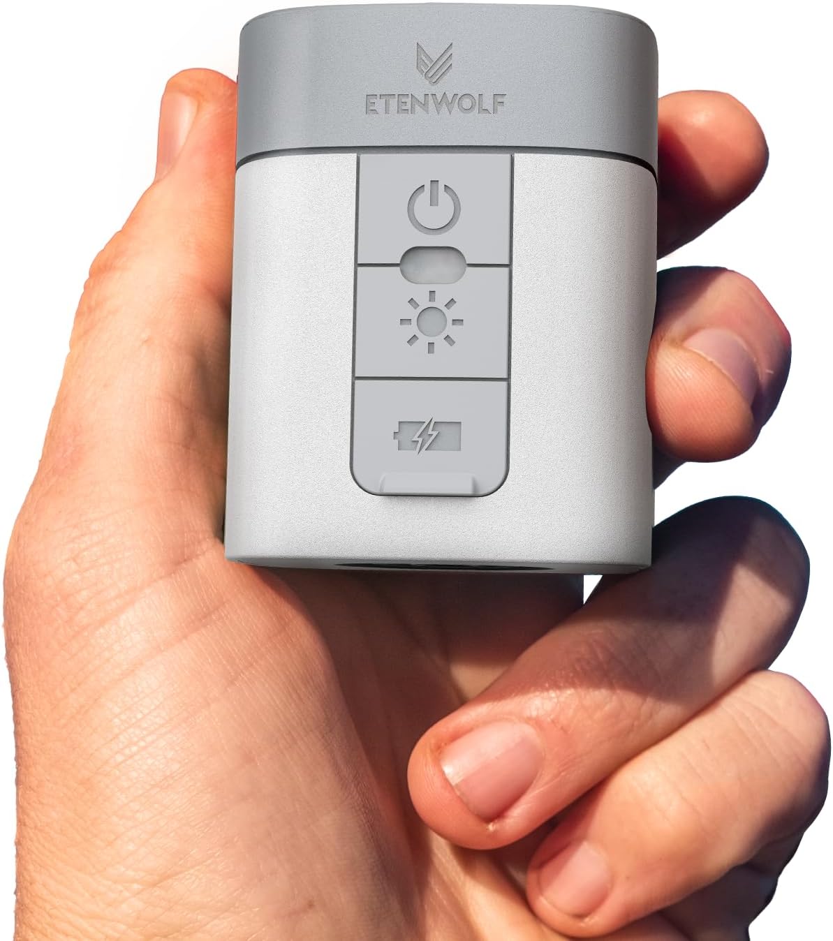 ETENWOLF AIR 3 Pripučiamų atributų oro pompa su 2600 mAh baterija ir stovyklavimo apšvietimu