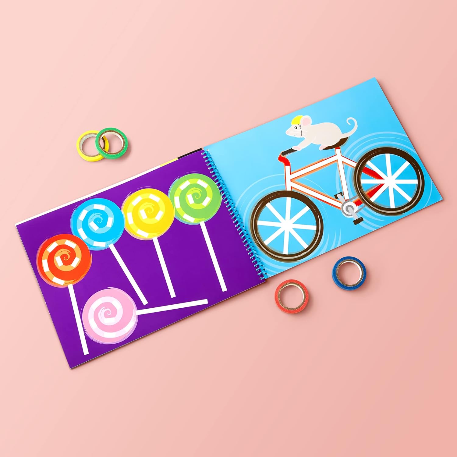 Melissa & Doug kirpimo ir lipnios juostos veiklų knygų rinkinys