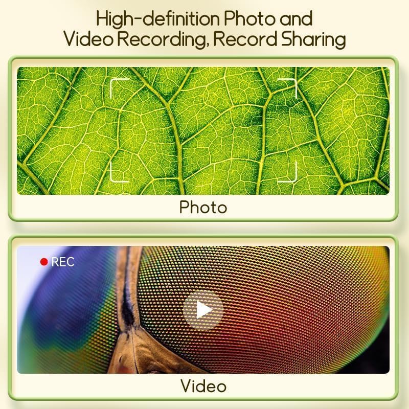 Nešiojamas vaikaiškas mikroskopas 