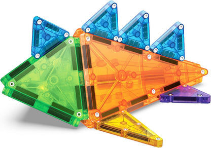 MAGNA-TILES magnetinių konstravimo kaladėlių rinkinys kūrybiškam STEM mokymuisi
