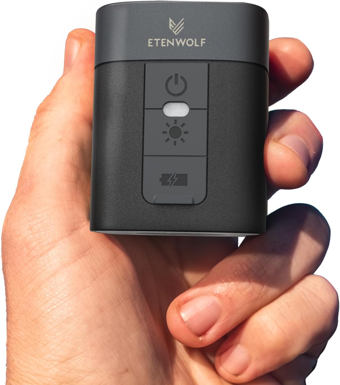 ETENWOLF AIR 3 Pripučiamų atributų oro pompa su 2600 mAh baterija ir stovyklavimo apšvietimu