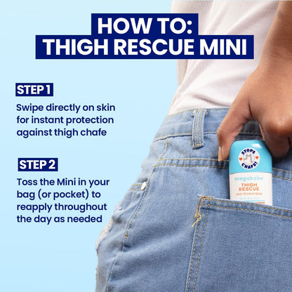 Megababe Thigh Rescue mini priemonė nuo odos trinties