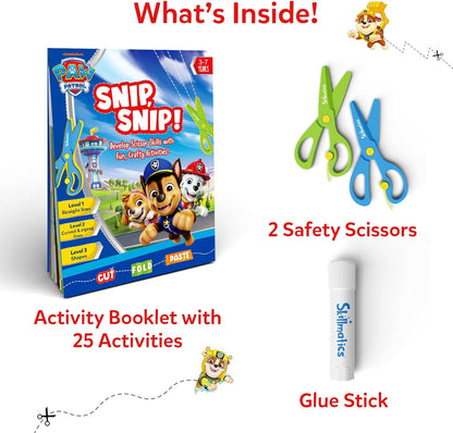 Skillmatics Snip Snip! kirpimo įgūdžių veiklų knyga
