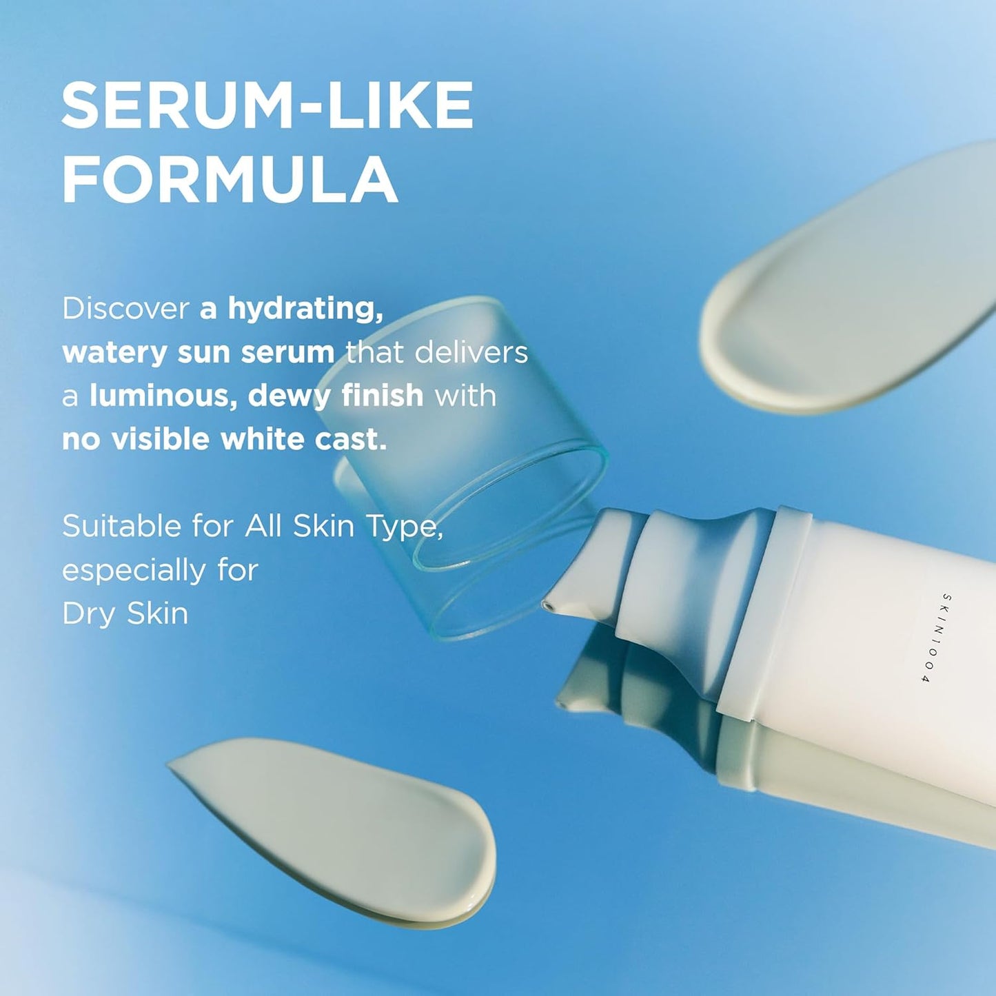 SKIN1004 Madagascar Centella Hyalu-Cica Water-Fit Sun Serum SPF 50 apsauginis kremas nuo saulės, 50 ml