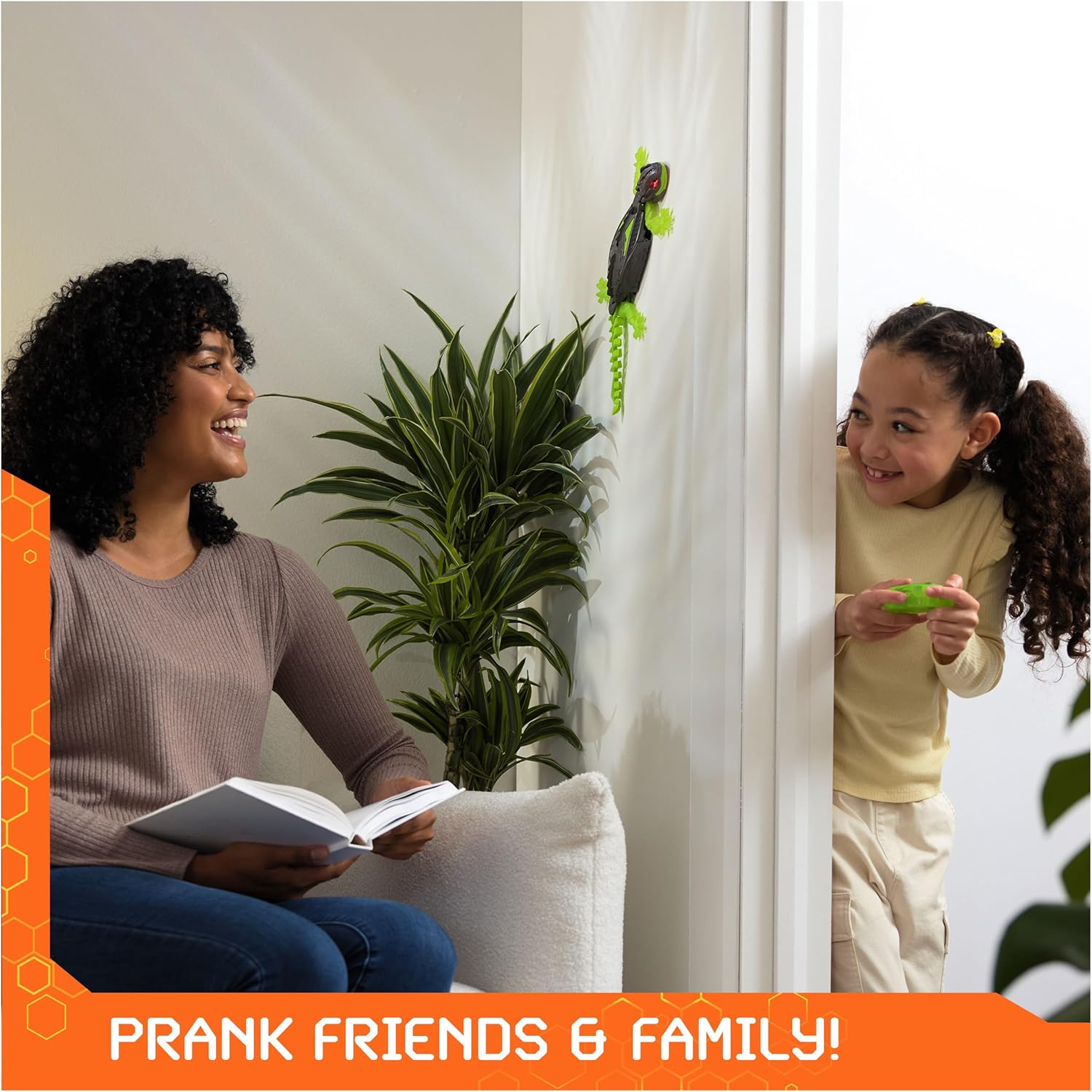 HEX BOTS - sieomis ropojantis driežas robotas GECO 